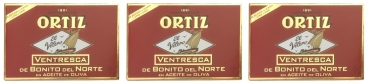 Ortiz Bauchfleisch vom Weißen Thunfisch Ventresca 3 X 110g ATG 80gr